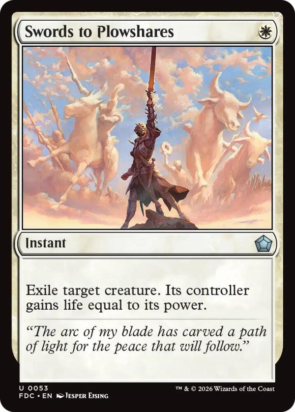 Swords to Plowshares (53) [Foundations Commander]