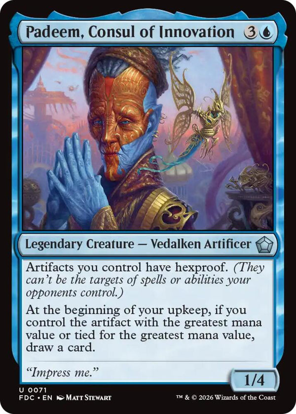 Padeem, Consul of Innovation (71) [Foundations Commander]
