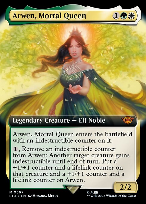 Arwen, Mortal Queen (367) [The Lord of the Rings: Tales of Middle-earth] [Extended Art]