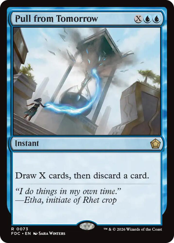 Pull from Tomorrow (73) [Foundations Commander]