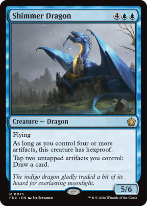 Shimmer Dragon (75) [Foundations Commander]