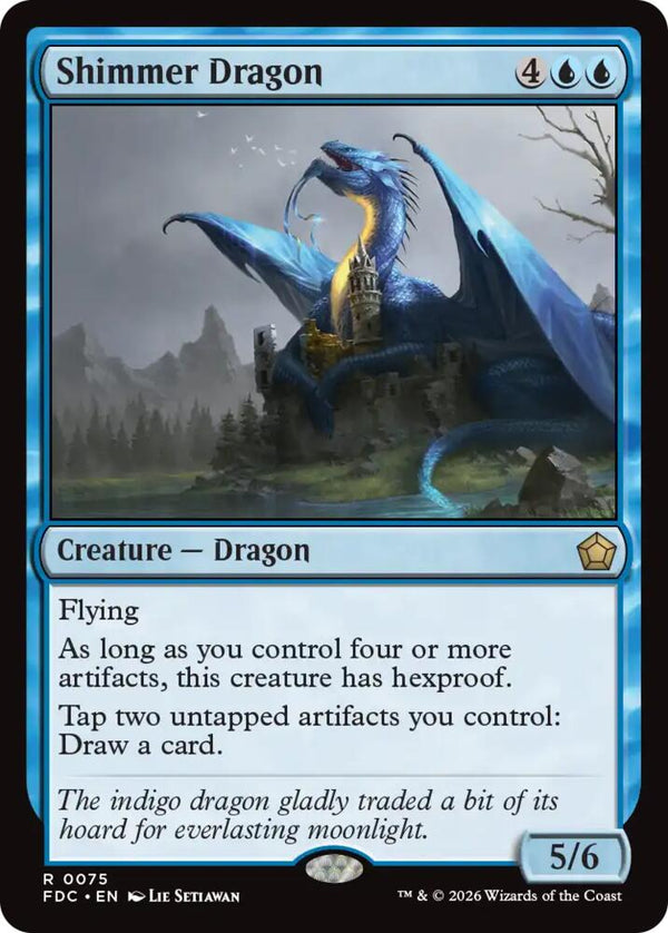 Shimmer Dragon (75) [Foundations Commander]