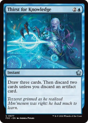 Thirst for Knowledge (77) [Foundations Commander]