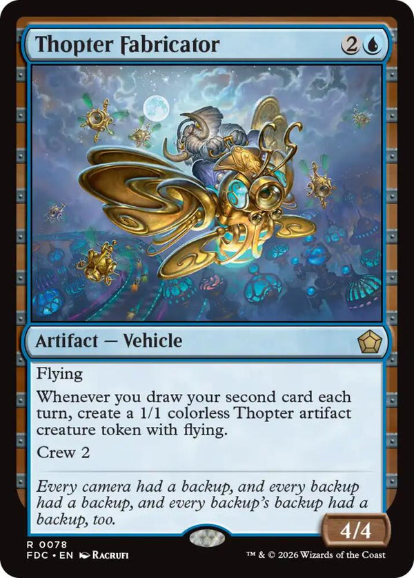 Thopter Fabricator (78) [Foundations Commander]