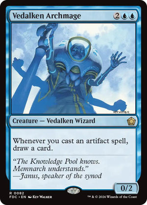 Vedalken Archmage (82) [Foundations Commander]