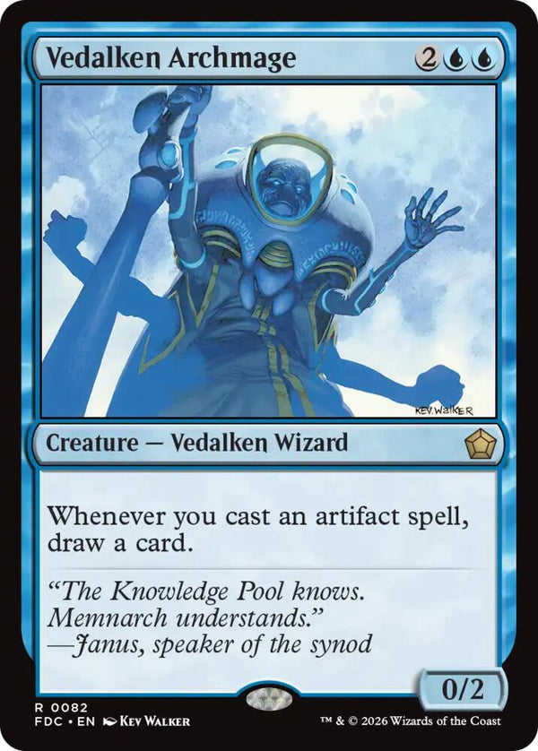 Vedalken Archmage (82) [Foundations Commander]