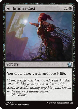 Ambition's Cost (84) [Foundations Commander]