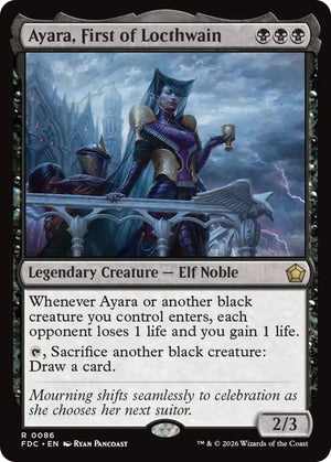 Ayara, First of Locthwain (86) [Foundations Commander]