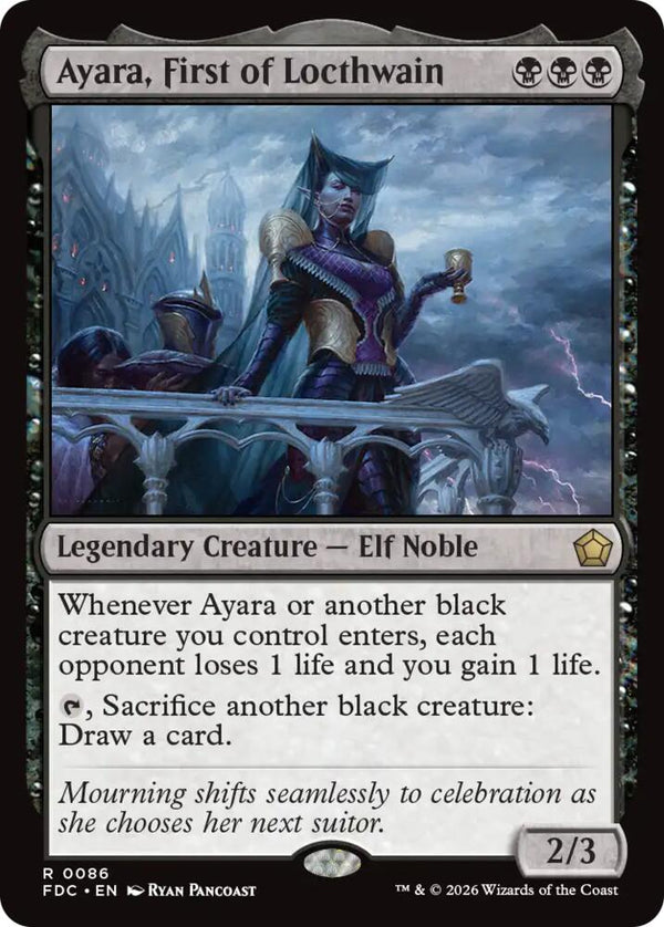 Ayara, First of Locthwain (86) [Foundations Commander]