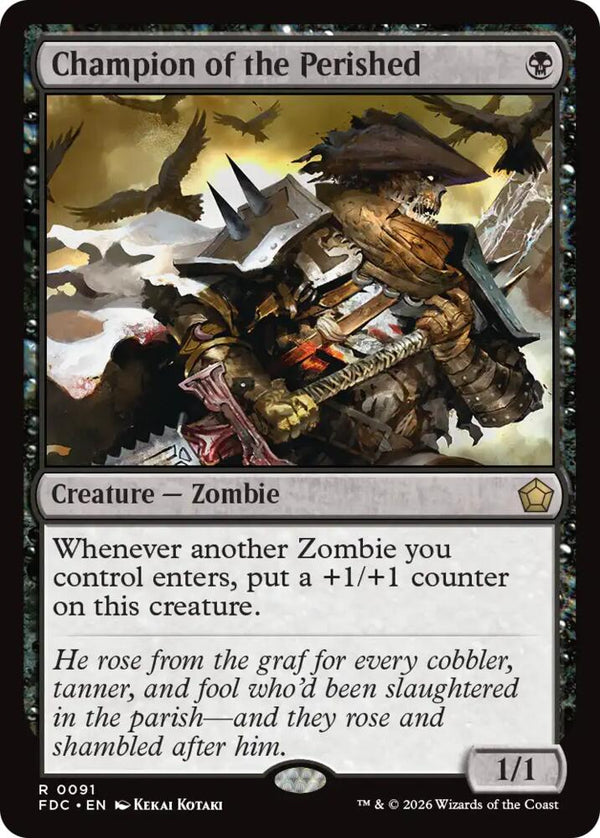 Champion of the Perished (91) [Foundations Commander]