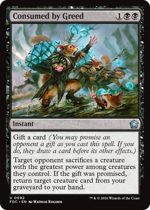 Consumed by Greed (92) [Foundations Commander]