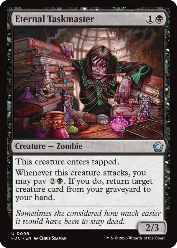 Eternal Taskmaster (98) [Foundations Commander]