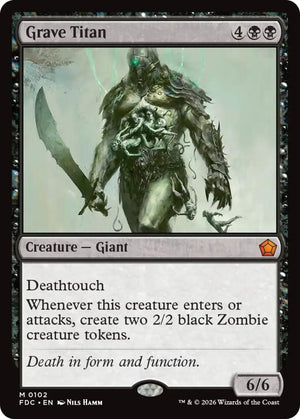 Grave Titan (102) [Foundations Commander]