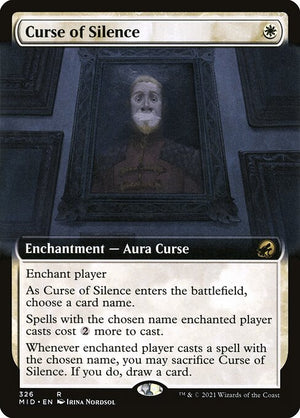 Curse of Silence (326) [Innistrad: Midnight Hunt] [Extended Art]