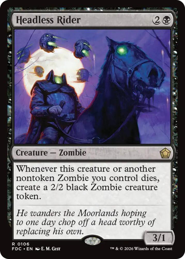 Headless Rider (106) [Foundations Commander]