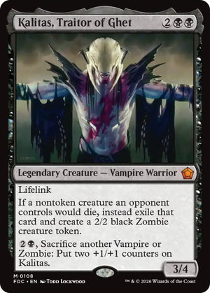 Kalitas, Traitor of Ghet (108) [Foundations Commander]