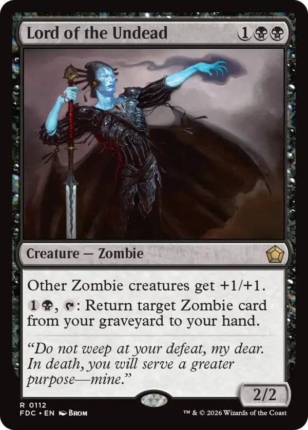 Lord of the Undead (112) [Foundations Commander]