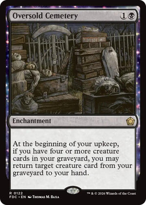 Oversold Cemetery (122) [Foundations Commander]
