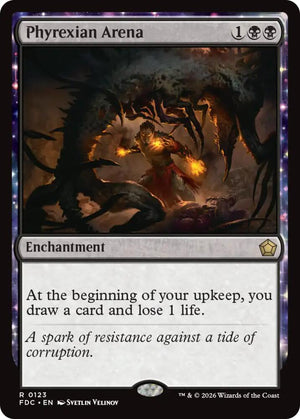 Phyrexian Arena (123) [Foundations Commander]