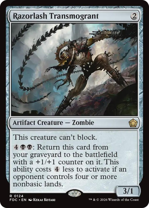 Razorlash Transmogrant (124) [Foundations Commander]