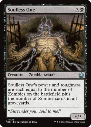 Soulless One (126) [Foundations Commander]