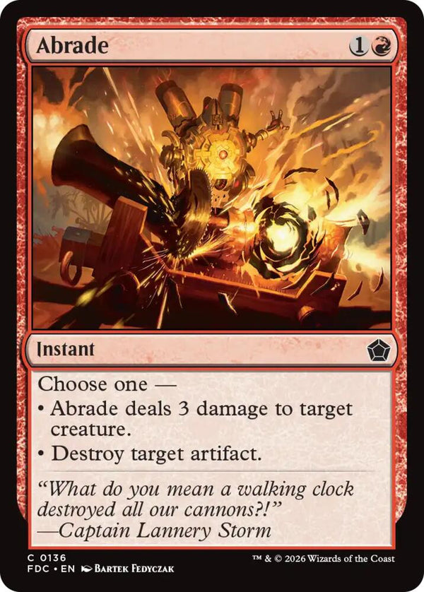Abrade (136) [Foundations Commander]