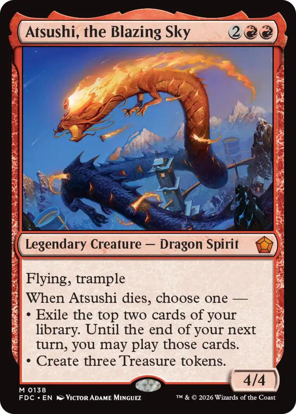 Atsushi, the Blazing Sky (138) [Foundations Commander]