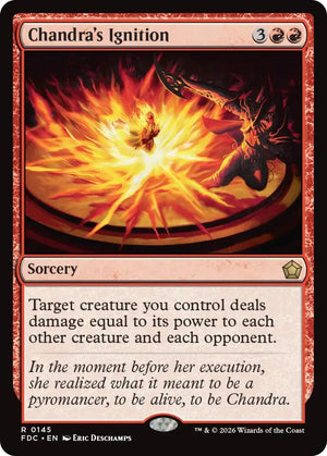 Chandra's Ignition (145) [Foundations Commander]