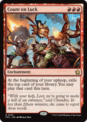 Count on Luck (147) [Foundations Commander]