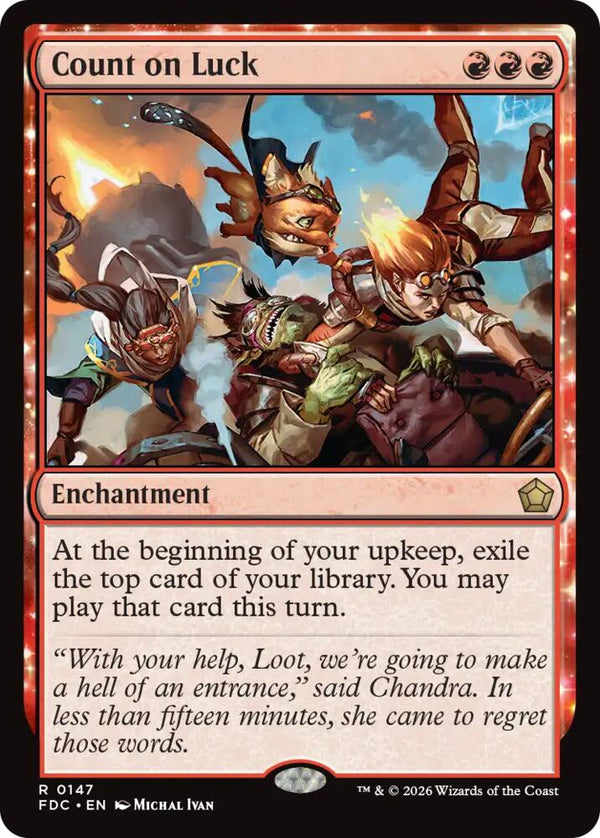 Count on Luck (147) [Foundations Commander]