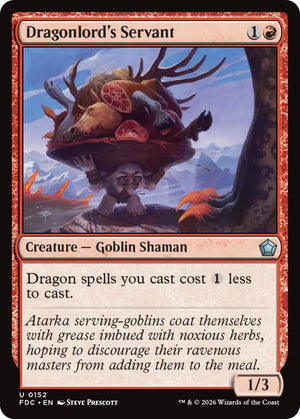 Dragonlord's Servant (152) [Foundations Commander]