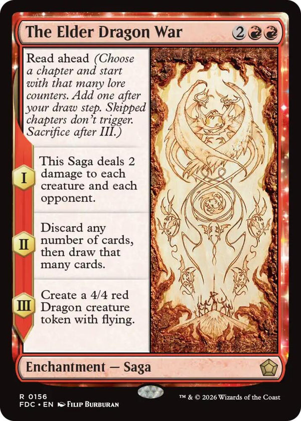 The Elder Dragon War (156) [Foundations Commander]