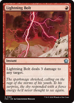 Lightning Bolt (163) [Foundations Commander]