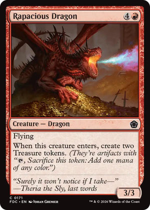 Rapacious Dragon (171) [Foundations Commander]