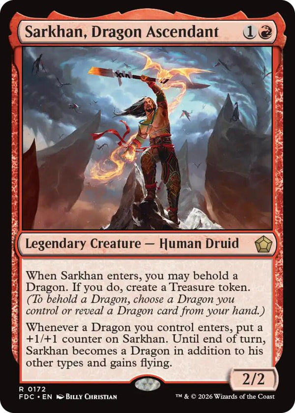 Sarkhan, Dragon Ascendant (172) [Foundations Commander]