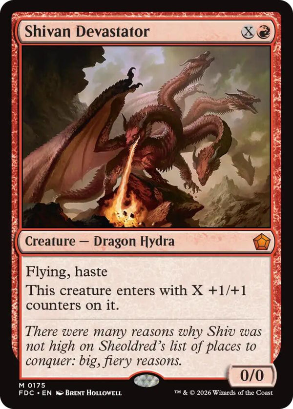 Shivan Devastator (175) [Foundations Commander]