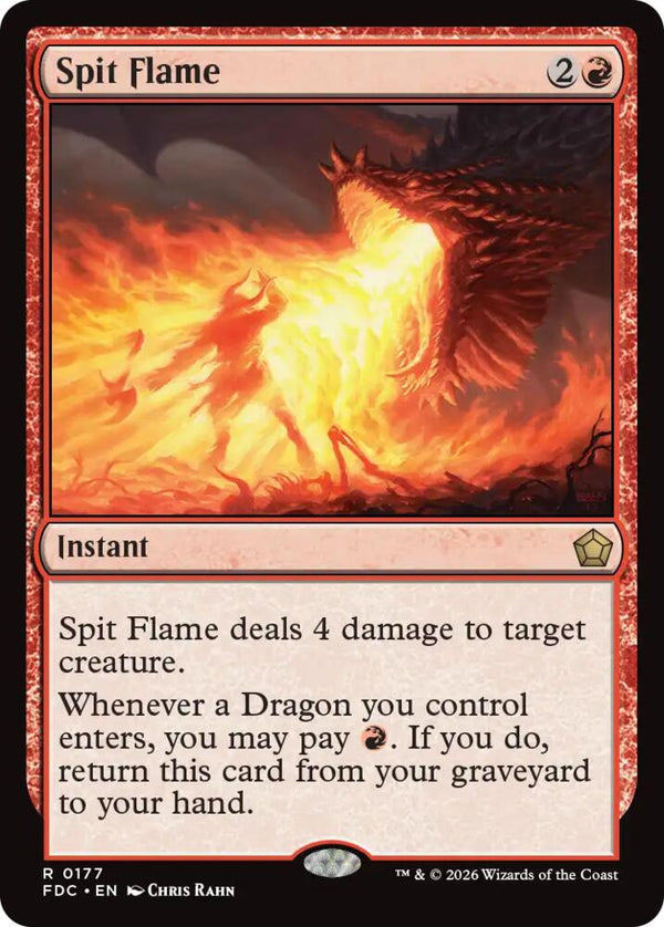 Spit Flame (177) [Foundations Commander]