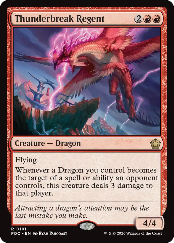 Thunderbreak Regent (181) [Foundations Commander]