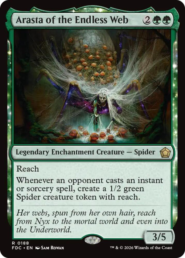 Arasta of the Endless Web (188) [Foundations Commander]
