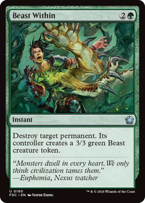 Beast Within (190) [Foundations Commander]