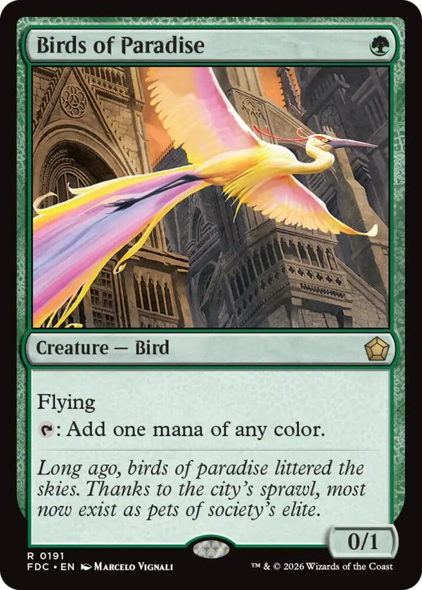 Birds of Paradise (191) [Foundations Commander]