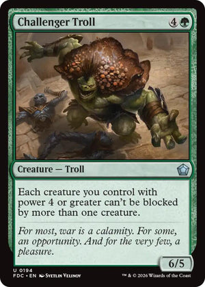 Challenger Troll (194) [Foundations Commander]