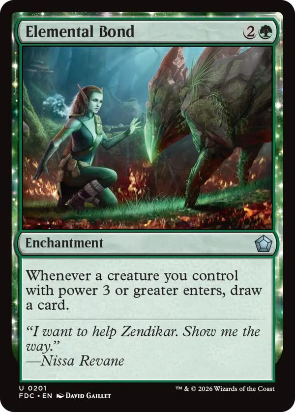Elemental Bond (201) [Foundations Commander]
