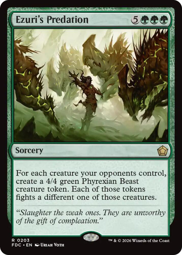 Ezuri's Predation (203) [Foundations Commander]