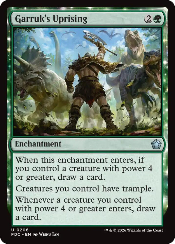 Garruk's Uprising (206) [Foundations Commander]