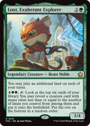 Loot, Exuberant Explorer (215) [Foundations Commander]