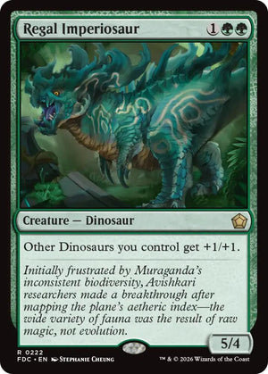 Regal Imperiosaur (222) [Foundations Commander]