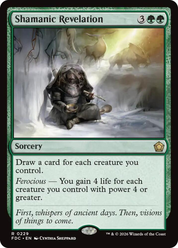 Shamanic Revelation (229) [Foundations Commander]