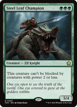 Steel Leaf Champion (230) [Foundations Commander]