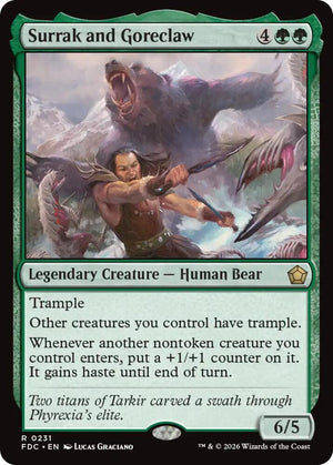 Surrak and Goreclaw (231) [Foundations Commander]